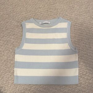 Zara knit stripe tank